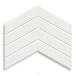 Glazed Ceramic Herringbone Mosaic Tile