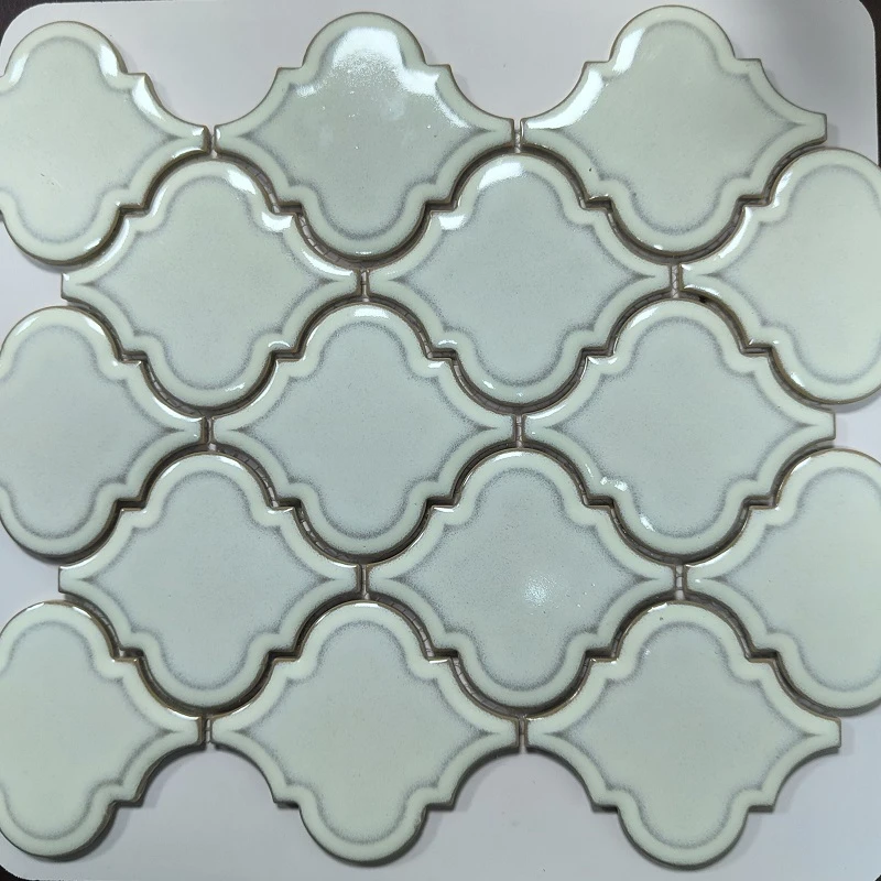 Kitchen White Lantern Tile Backsplash Kitchen White Lantern Tile Backsplash