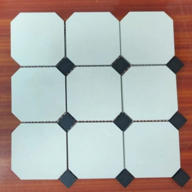 Octagon Mosaic Tile Backsplash