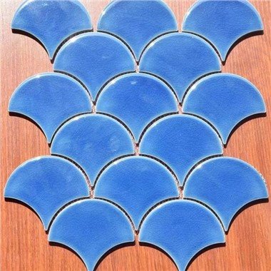 Fish Scale Tiles Blue
