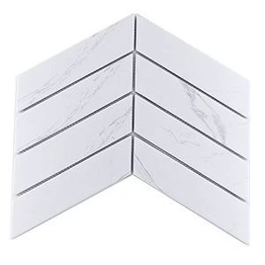Glazed Ceramic Herringbone Mosaic Tile