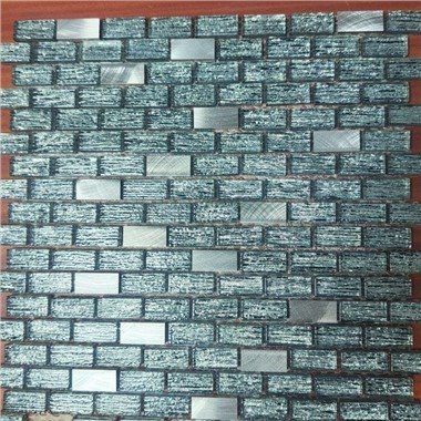 Stainless Steel Glass Mosaic Backsplash