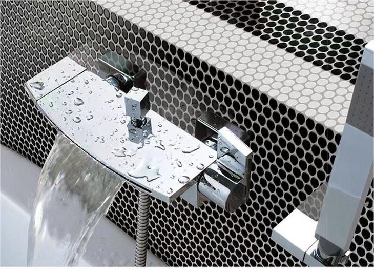 White Marble Round Mosaic Tile White Marble Round Mosaic Tile