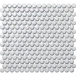 White Marble Round Mosaic Tile White Marble Round Mosaic Tile